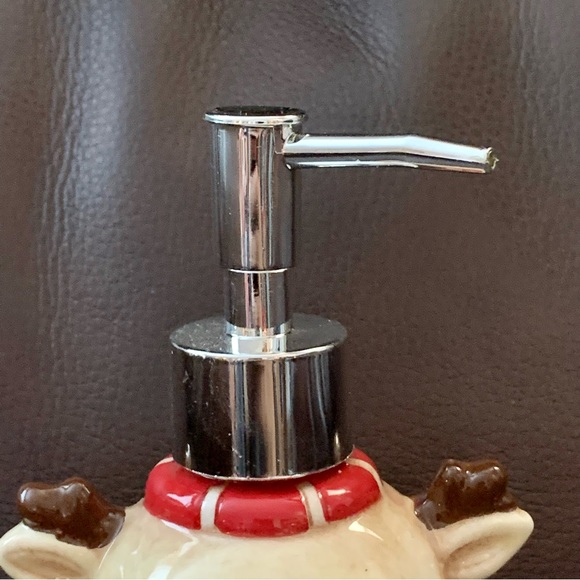 Johanna Parker Christmas Reindeer Ceramic Soap Dispenser - Picture 2 of 13